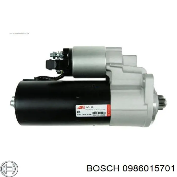 Стартер Bosch 0986015701 цена, от 104.82 USD