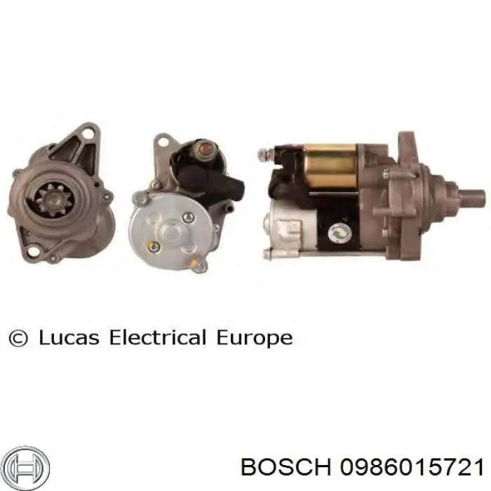 Motor de arranque 0986015721 Bosch