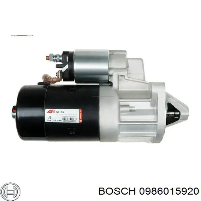 Стартер 0986015920 Bosch