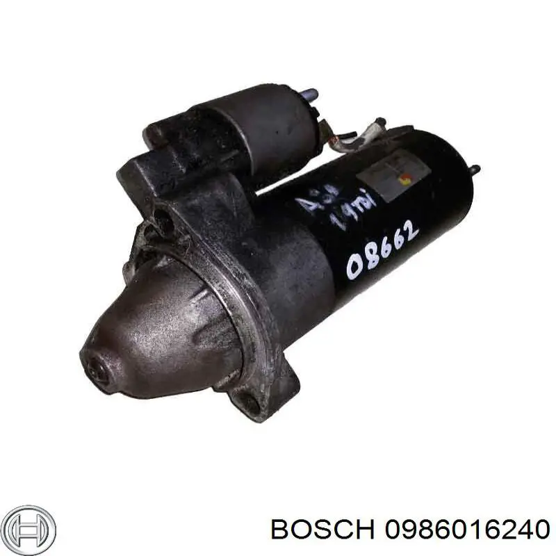 0 986 016 240 Bosch стартер