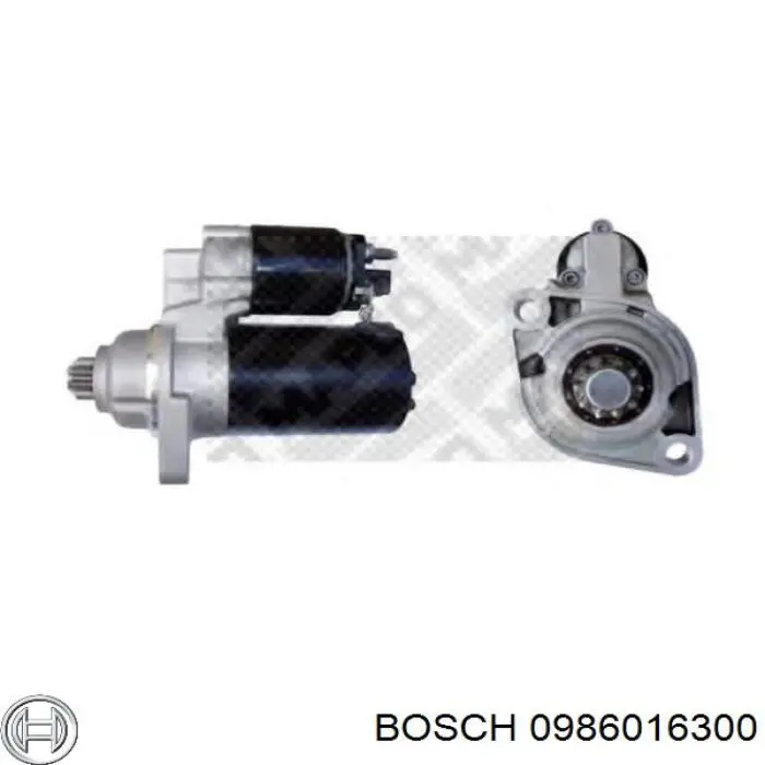 Купить 0986016300 Bosch Стартер