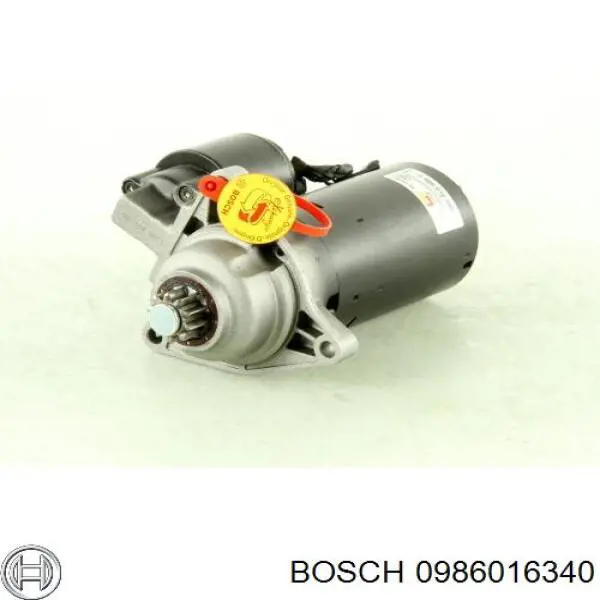 0 986 016 340 Bosch стартер