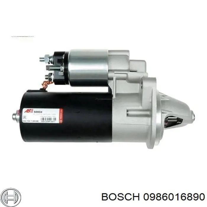 Стартер Bosch 0986016890 цена, от 85.59 USD