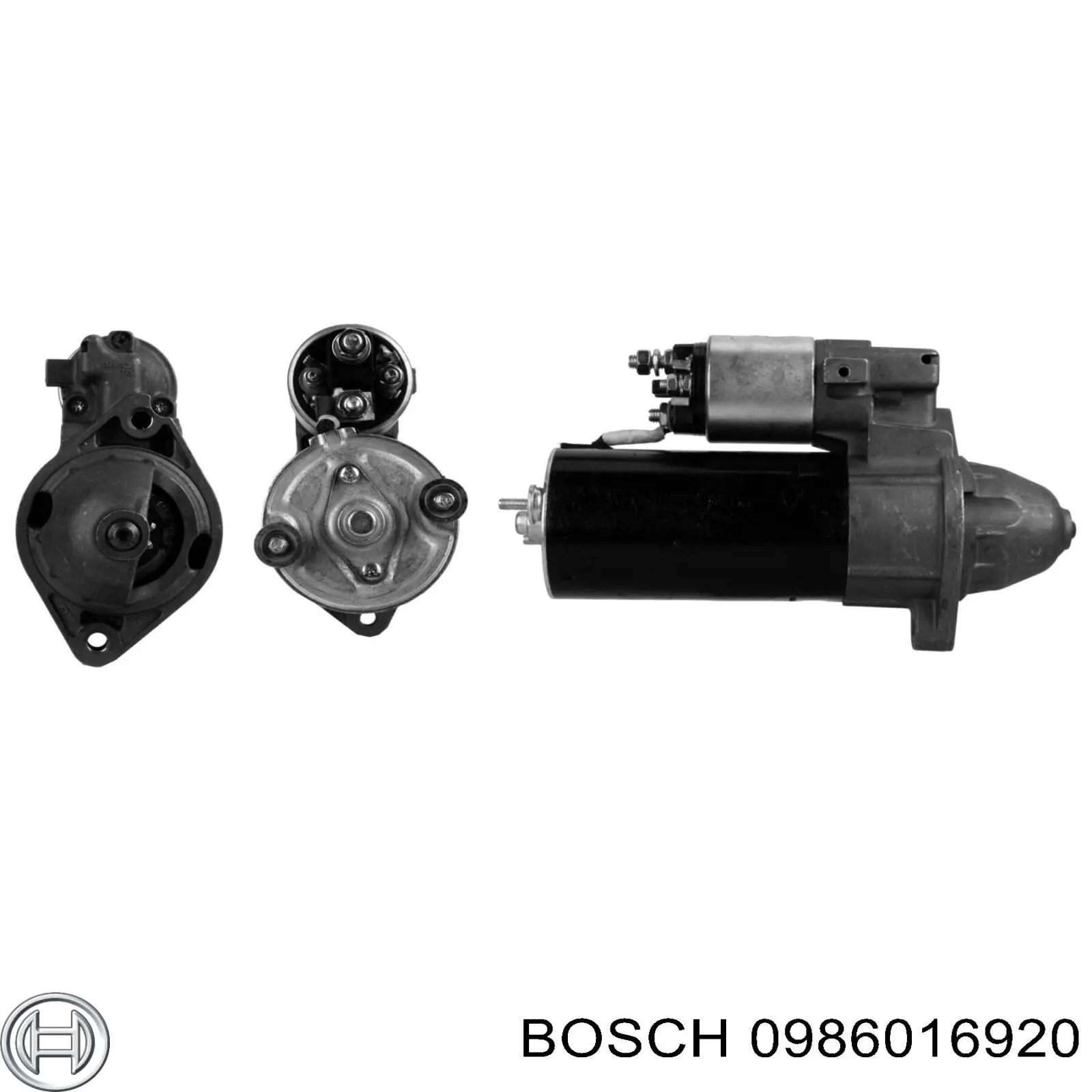 Motor de arranque 0986016920 Bosch