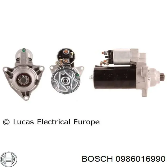 0 986 016 990 Bosch стартер