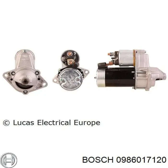 Стартер Bosch 0986017120 цена, от 53.70 USD