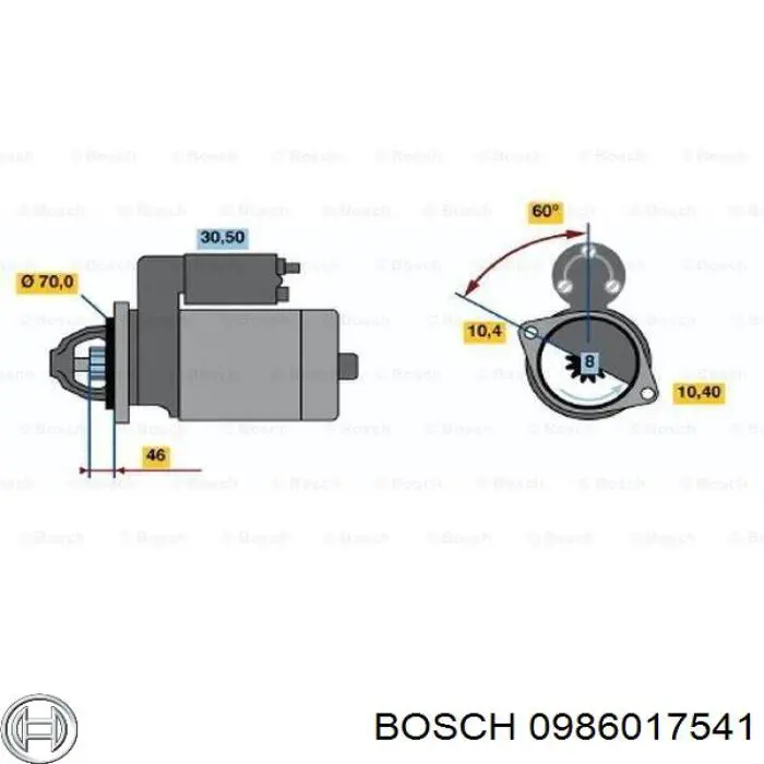  0986017541 Bosch