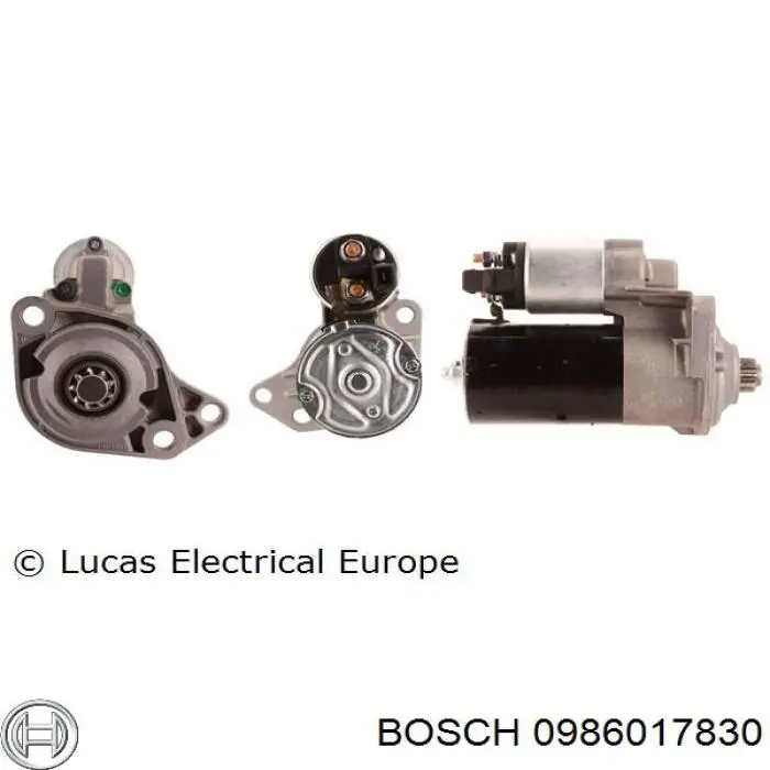 Стартер Bosch 0986017830 цена, от 30.93 USD