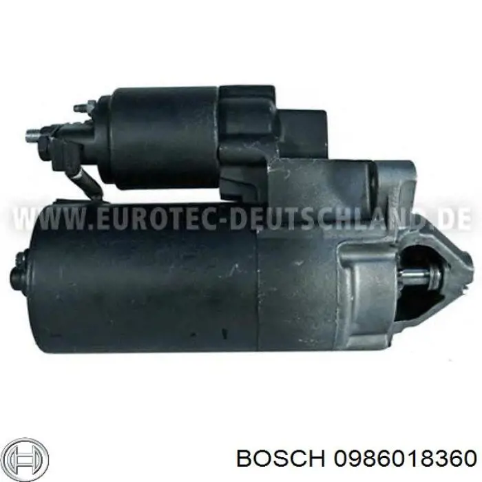 Стартер 0986018360 Bosch