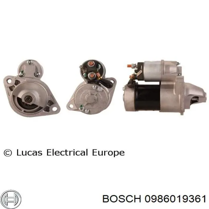 0986019361 Bosch стартер
