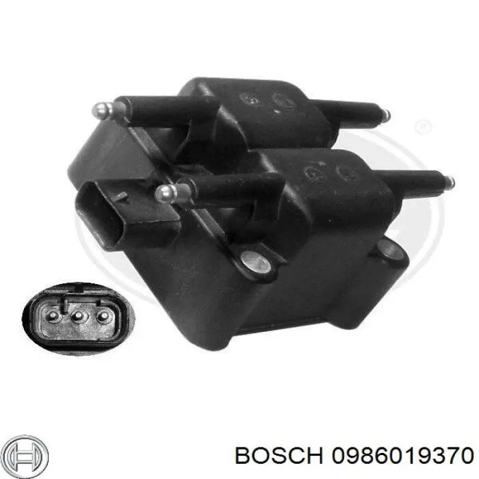 Motor de arranque 0986019370 Bosch