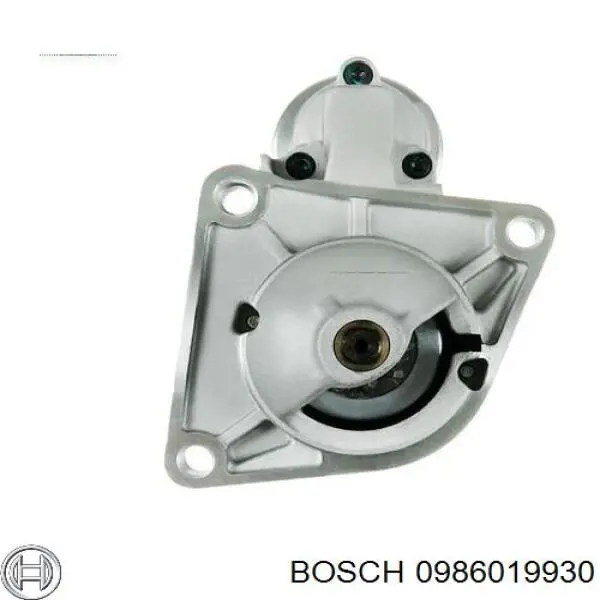 Motor de arranque 0986019930 Bosch