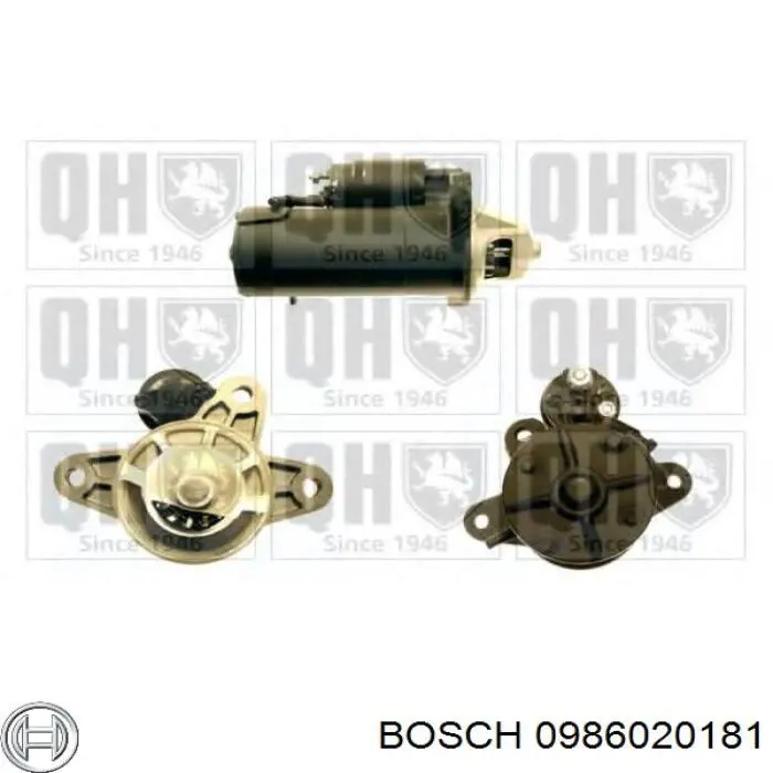 Стартер Bosch 0986020181 цена, от 117.04 USD