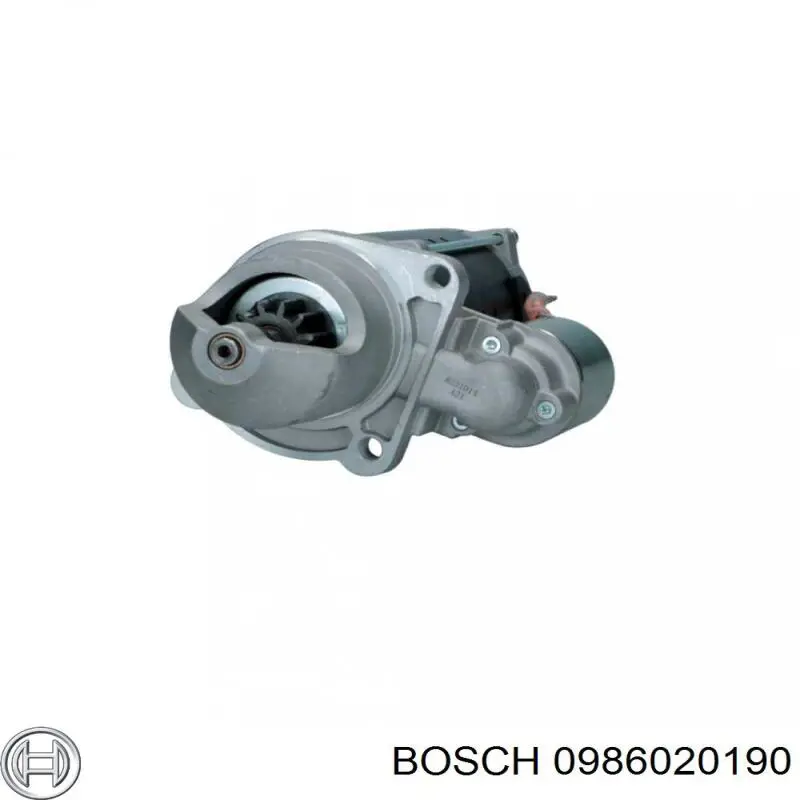 Motor de arranque 0986020190 Bosch