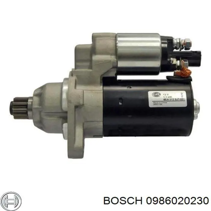 Стартер 0986020230 Bosch