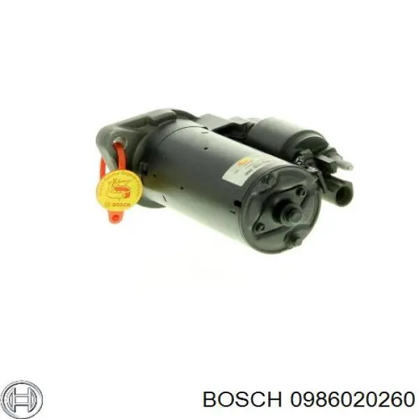 Motor de arranque 0986020260 Bosch