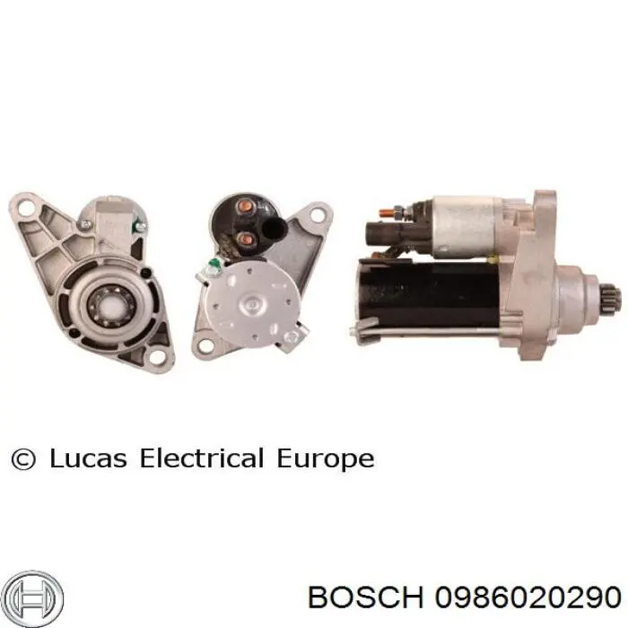 Motor de arranque 0986020290 Bosch