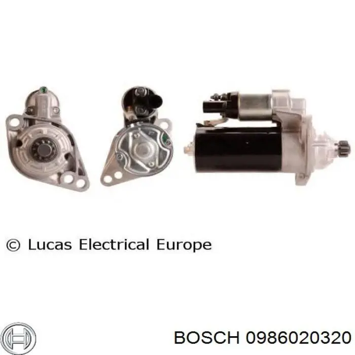 Стартер 0986020320 Bosch