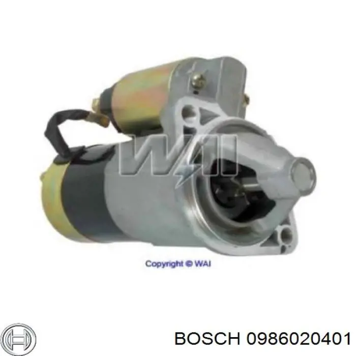 Стартер Bosch 0986020401 цена, от 56.43 USD