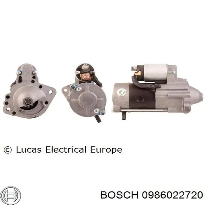 Купить 0986022720 Bosch Стартер