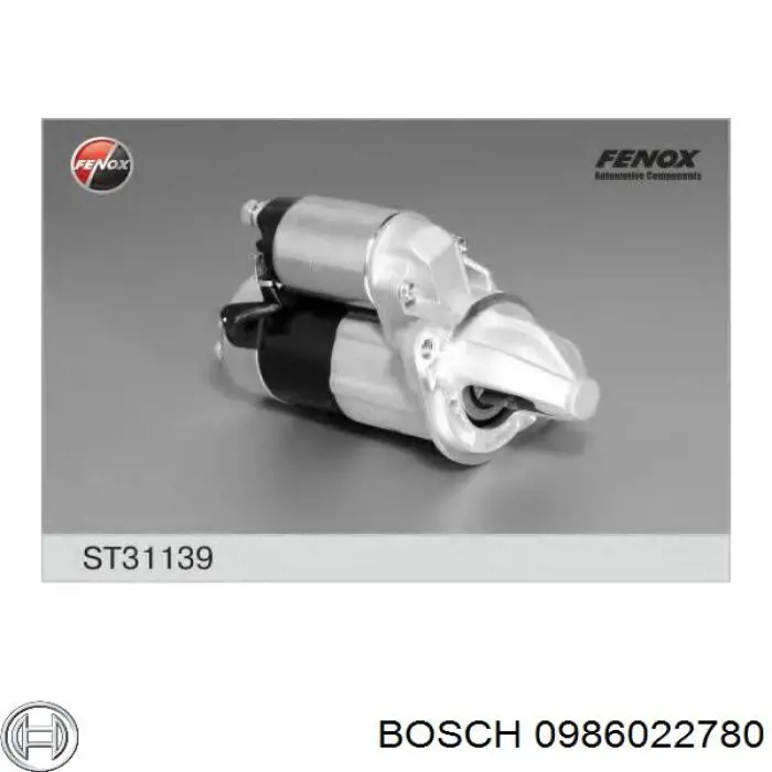 Купить 0986022780 Bosch Стартер