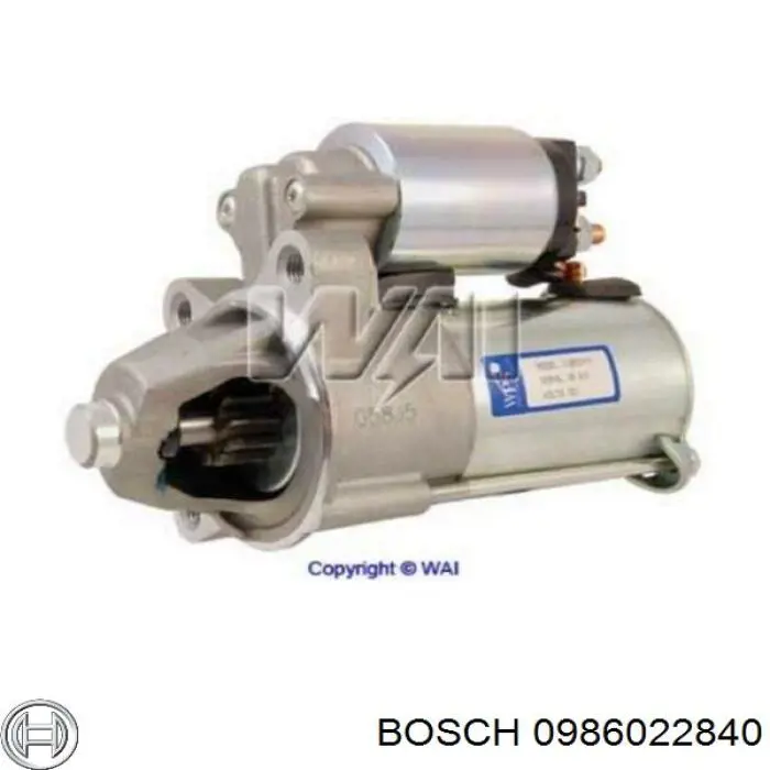 Стартер 0986022840 Bosch