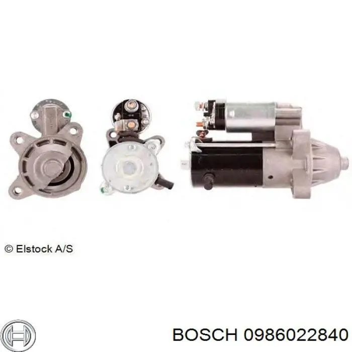 Стартер 0986022840 Bosch