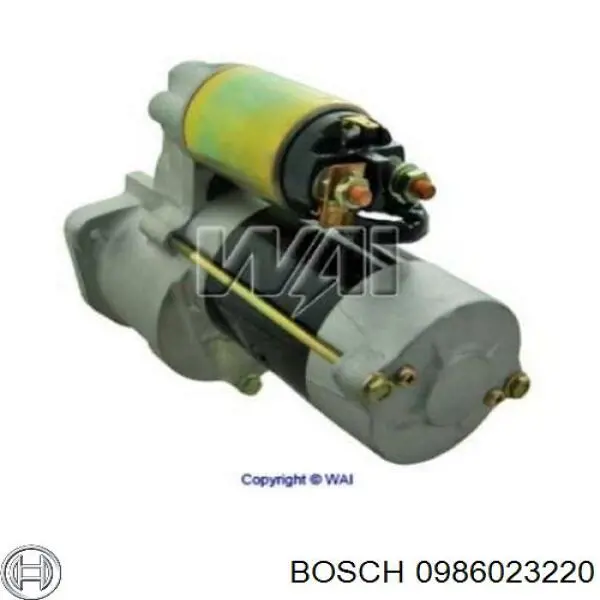 Стартер 0986023220 Bosch