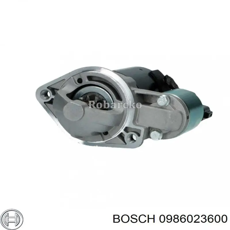 Motor de arranque 0986023600 Bosch