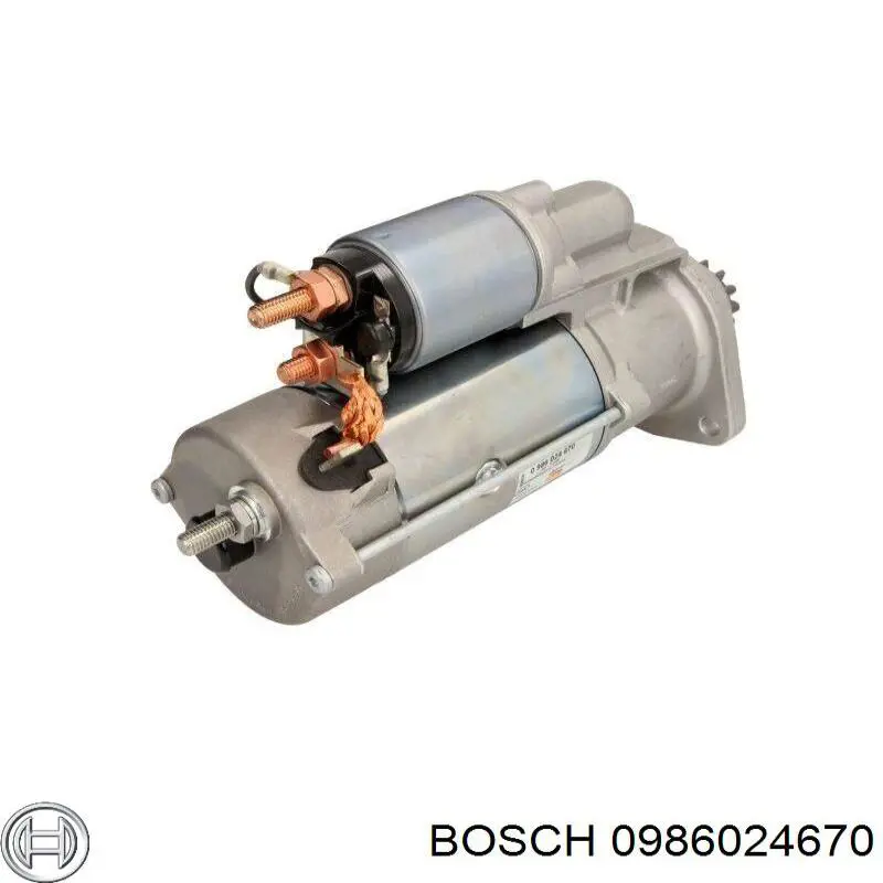 Motor de arranque 0986024670 Bosch