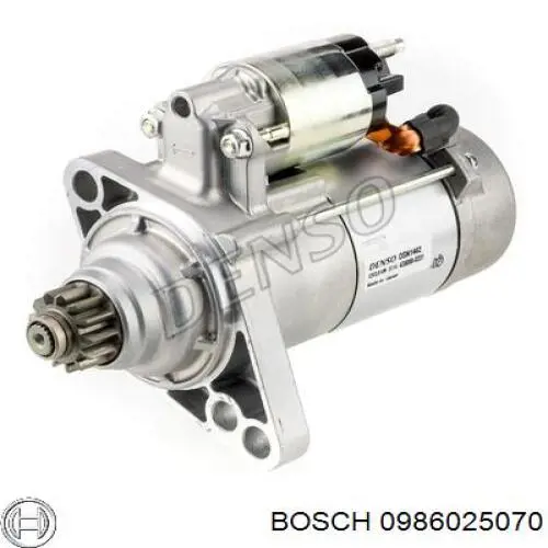 Motor de arranque 0986025070 Bosch