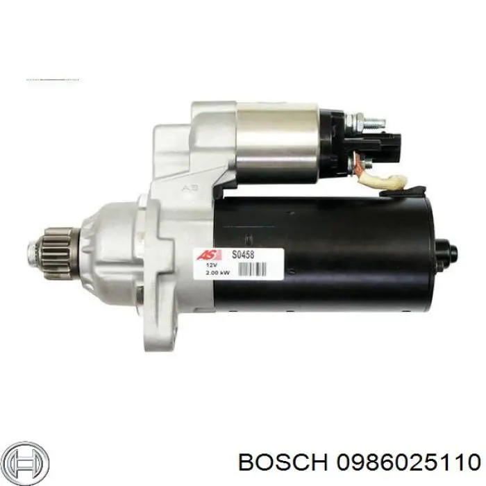 Стартер 0986025110 Bosch