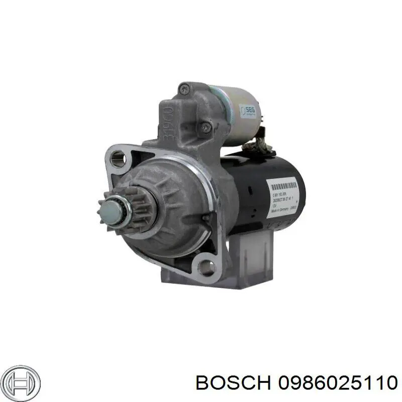 Стартер Bosch 0986025110 цена, от 56.43 USD