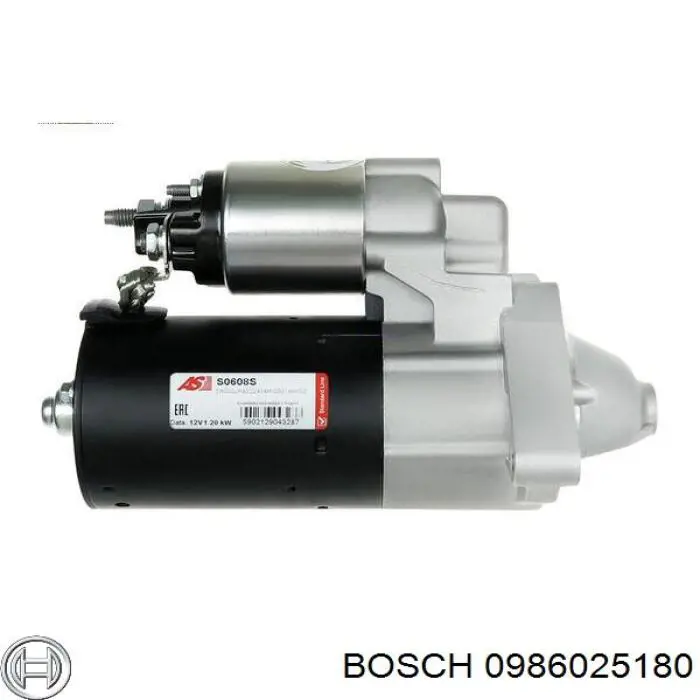 Стартер Bosch 0986025180 цена, от 38.09 USD