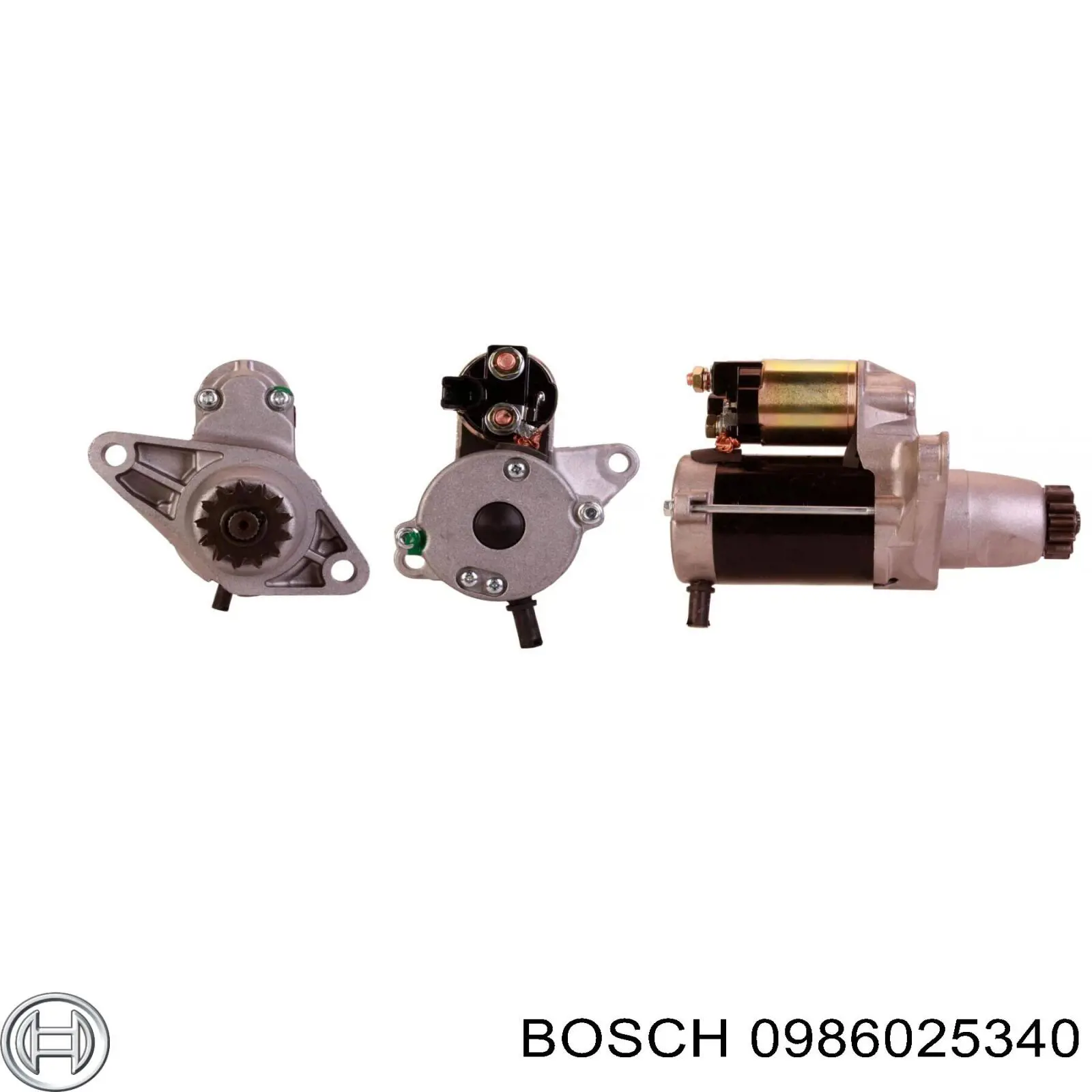 Стартер 0986025340 Bosch