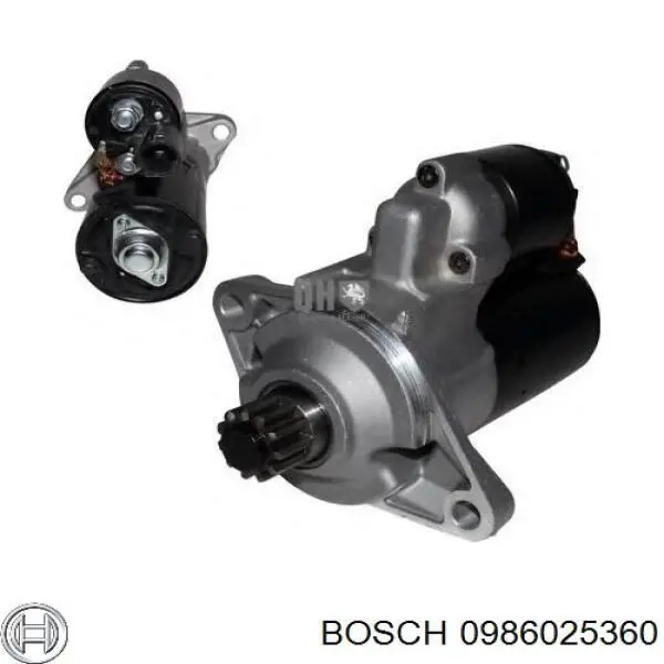 Купить 0986025360 Bosch Стартер