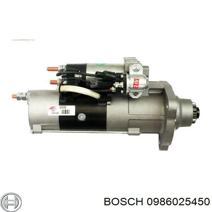 Alternador 0986025450 Bosch