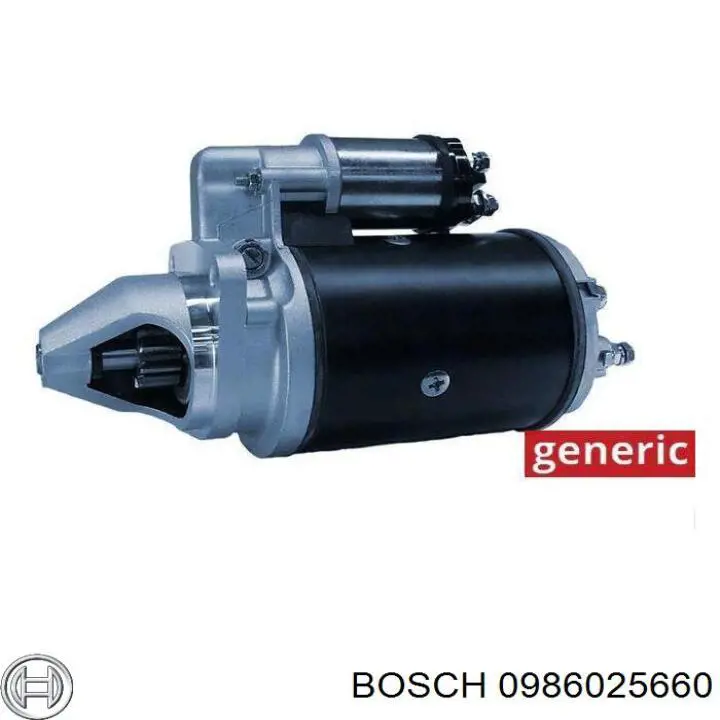 0986025660 Bosch motor de arranco