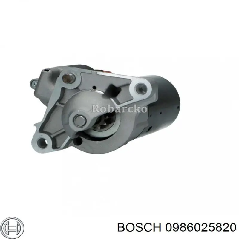 Стартер 0986025820 Bosch