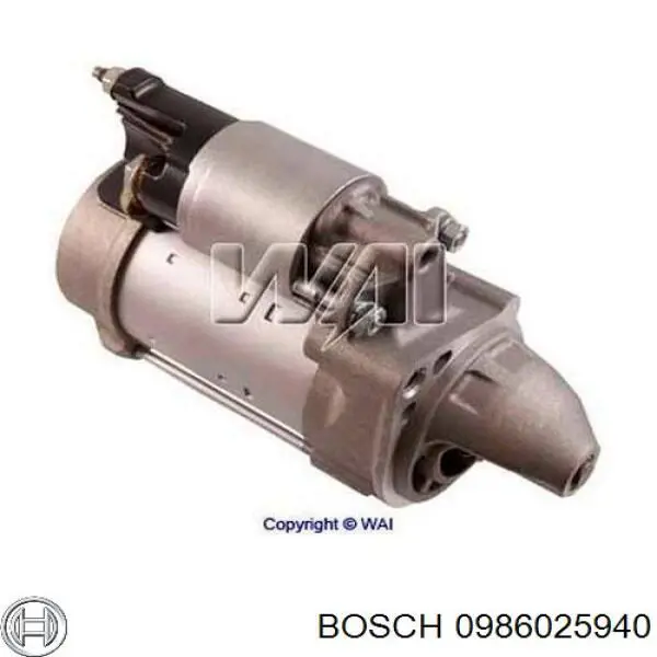 Стартер Bosch 0986025940 цена, от 111.80 USD
