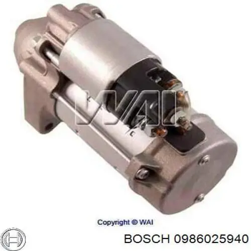Стартер двигателя Bosch 0986025940