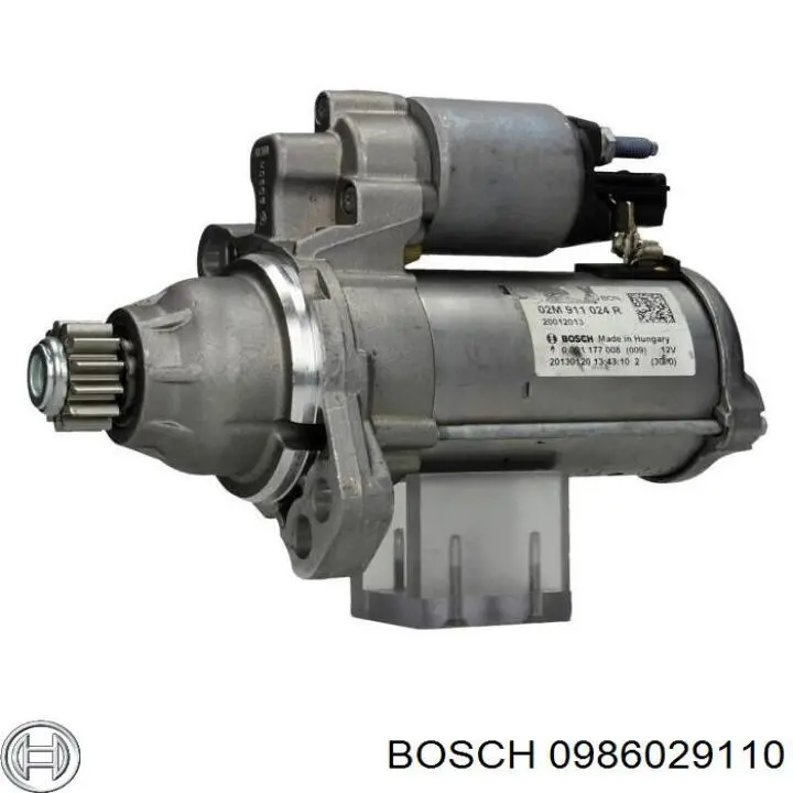 Motor de arranque 0986029110 Bosch
