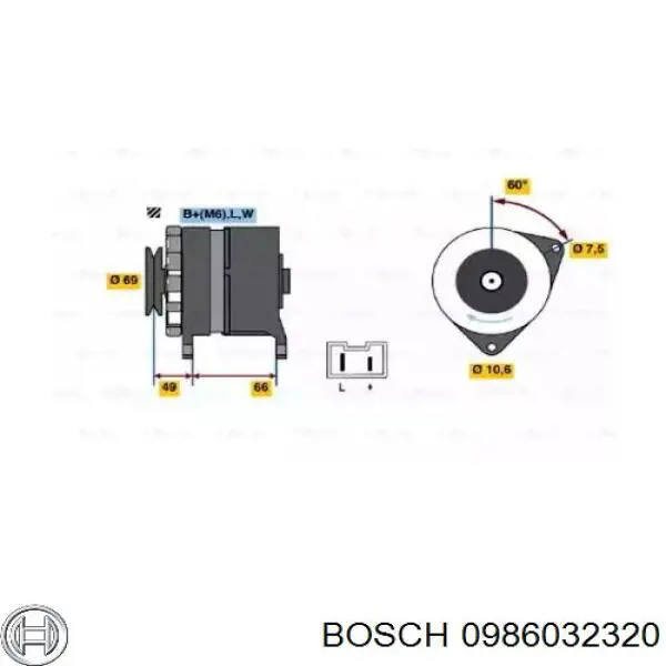 Купить 7700268805 Renault (RVI) Генератор