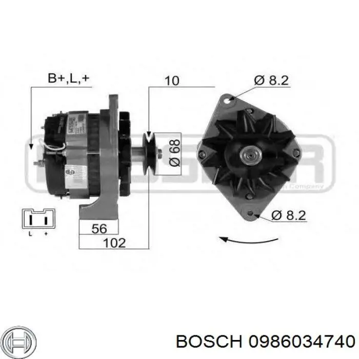 Автомобильный генератор Renault (RVI) 2180505 цена, от 99.90 USD