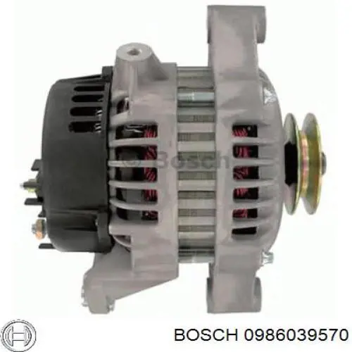 Генератор автомобиля Bosch 0986039570