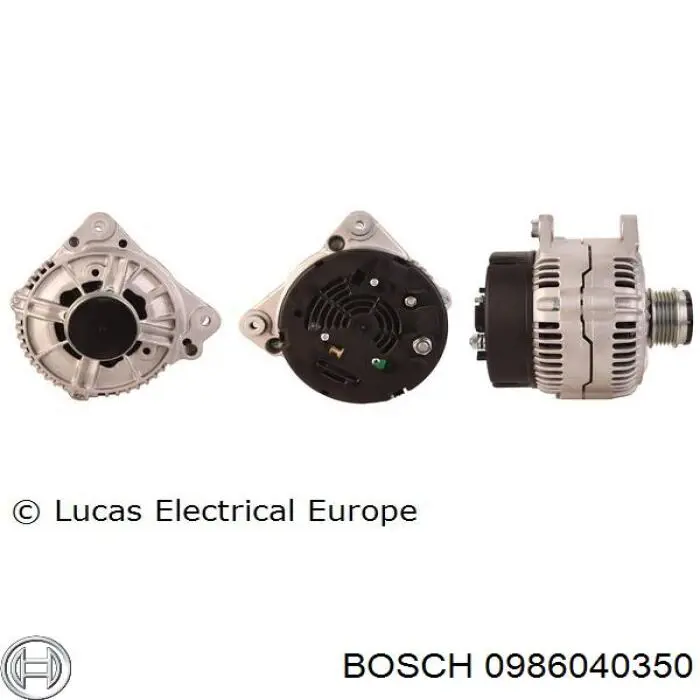 Автомобильный генератор Bosch 0986040350 цена, от 63.35 USD