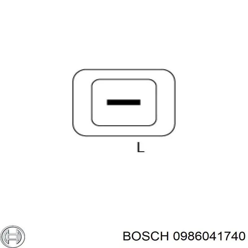 0 986 041 740 Bosch генератор
