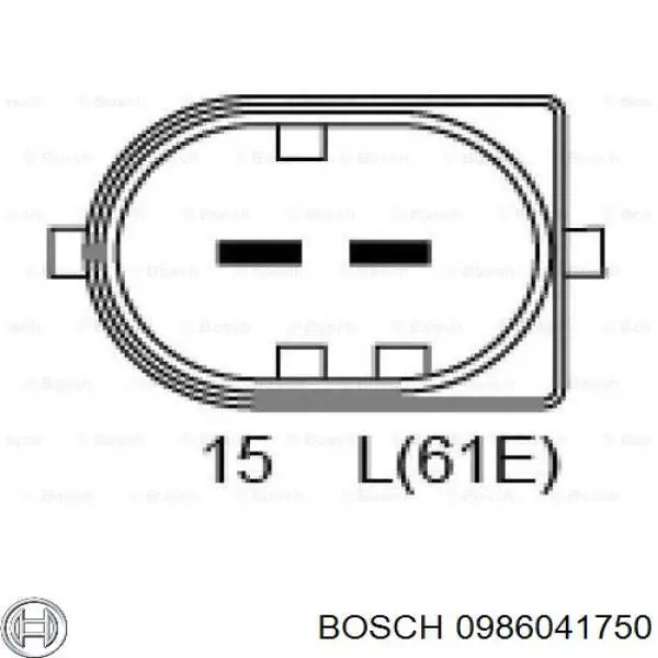 Купить 0986041750 Bosch Генератор