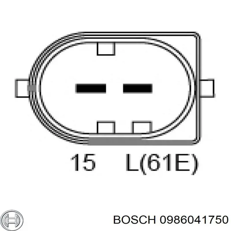 Генератор 0986041750 Bosch