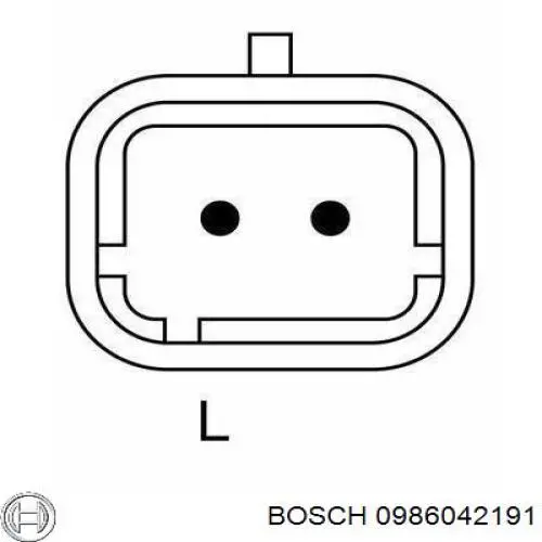 Генератор 0986042191 Bosch